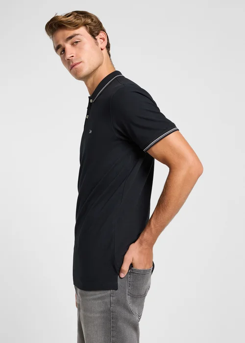 Lee Pique Polo Black - 112363659