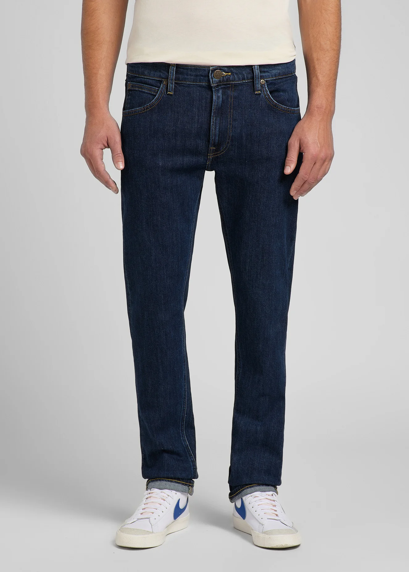 Lee Daren Zip Fly Deep Dark Stone