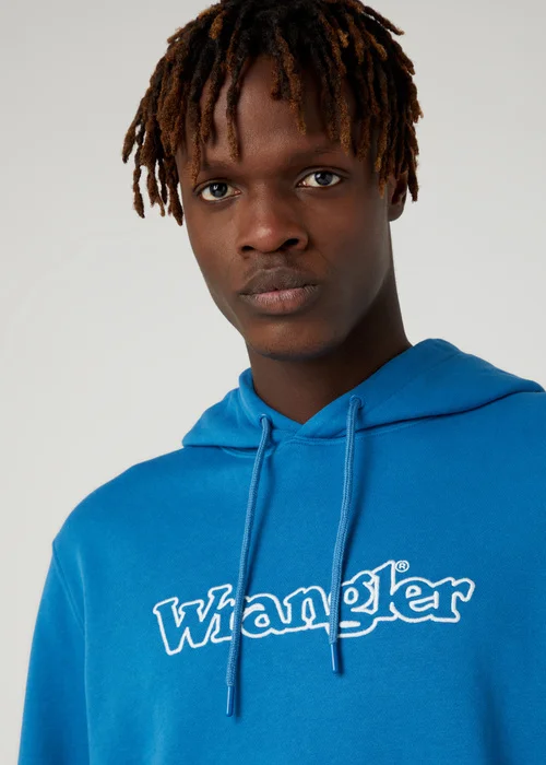 Wrangler Graphic Hoodie Deep Water