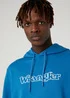 Wrangler Graphic Hoodie Deep Water - W674I469F