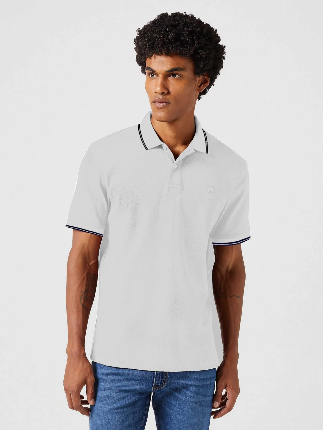 Wrangler Polo Shirt Grey - 112352280