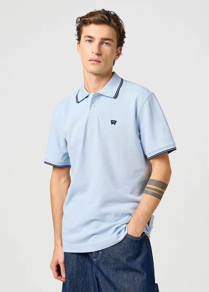 Wrangler Polo Shirt Niagara Mist