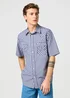 Wrangler Western Shirt Black Iris