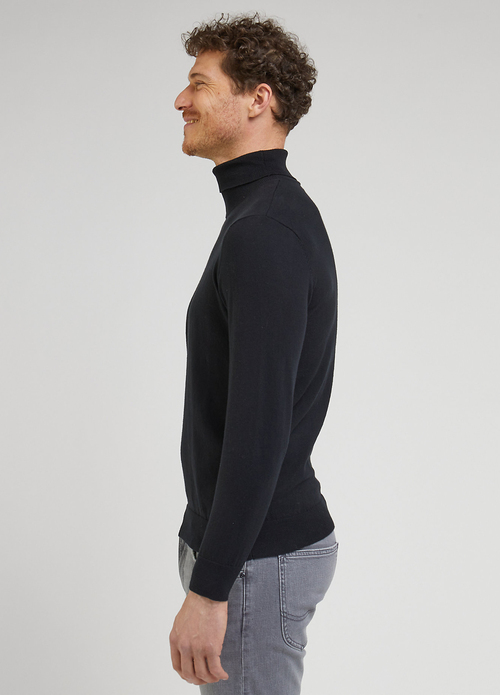 Lee Hight Neck Knit Black - L83CKF01