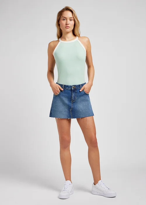 Lee Cropped Halter Top Seaform