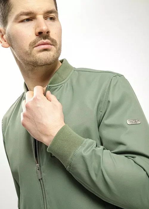 Cross Jeans Bomber Jacket Green - 40274-002