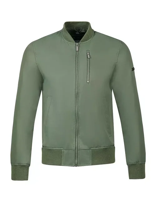 Cross Jeans Bomber Jacket Green - 40274-002