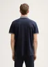 Tom Tailor Piqu Polo Shirt With Stretch Sky Captain Blue