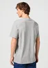 Wrangler 2 Pack Tee Mid Grey Mel