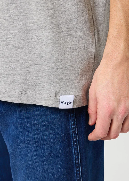 Wrangler 2 Pack Tee Mid Grey Mel