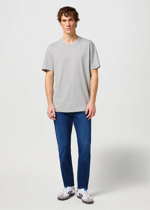 Wrangler 2 Pack Tee Mid Grey Mel