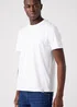 Wrangler 2 Pack Tee White