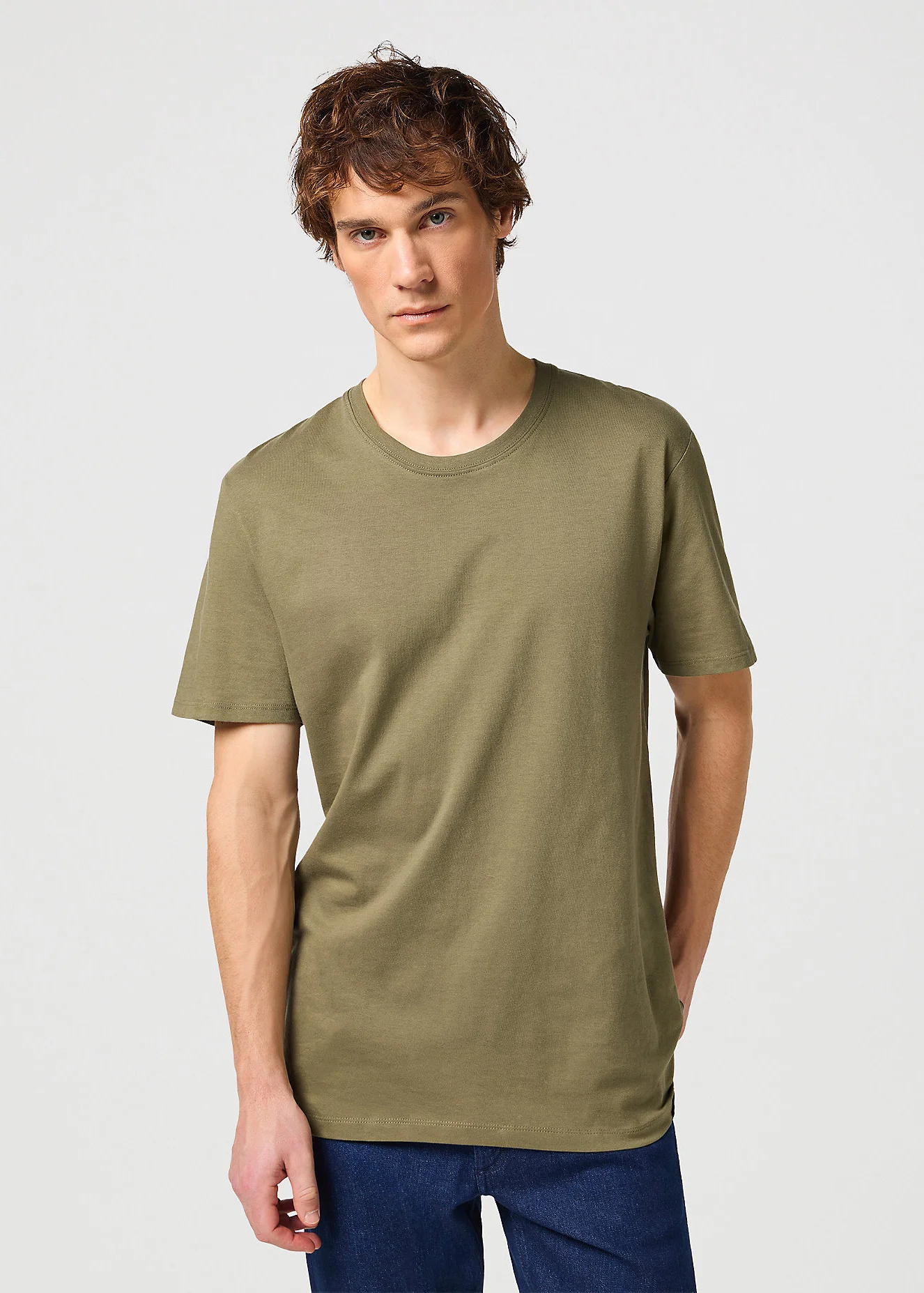 Wrangler 2 Pack Tee Dusty Olive