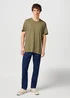 Wrangler 2 Pack Tee Dusty Olive