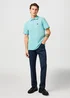 Wrangler Refined Polo Shirt Teal - 112362834