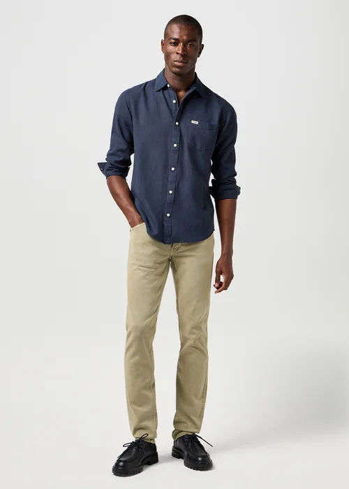 Wrangler One Pocket Shirt Dark Navy