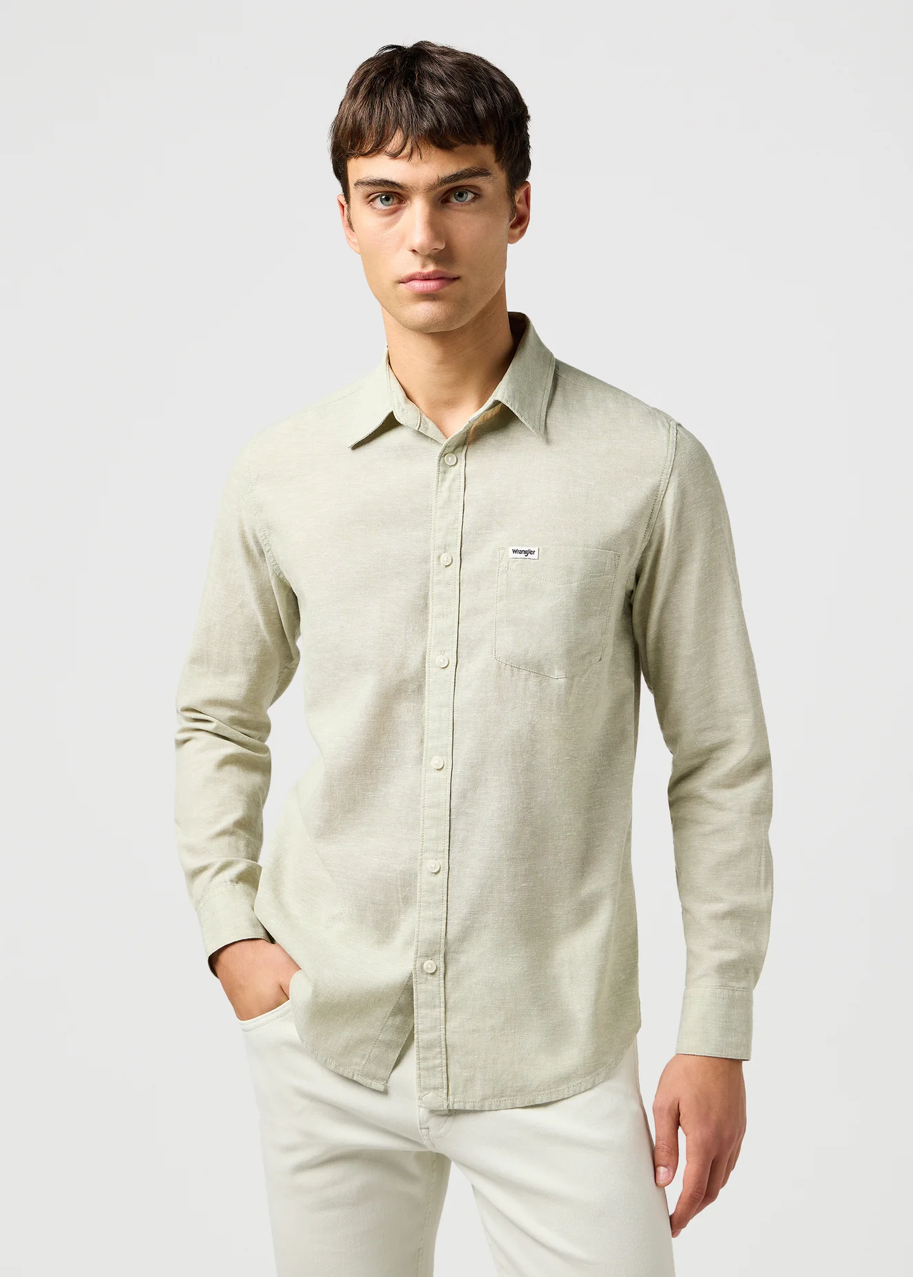 Wrangler One Pocket Shirt Tea