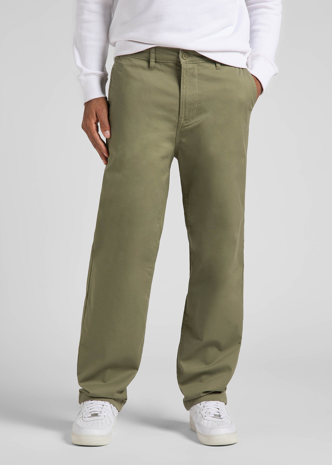 Lee Relaxed Chino Olive Green - L70XTY72