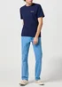 Wrangler Small Logo Tee Navy