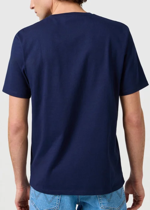 Wrangler Small Logo Tee Navy - 112362369