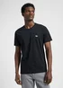 Lee Short Sleeve Patch Logo Tee Clean Black - 112367186