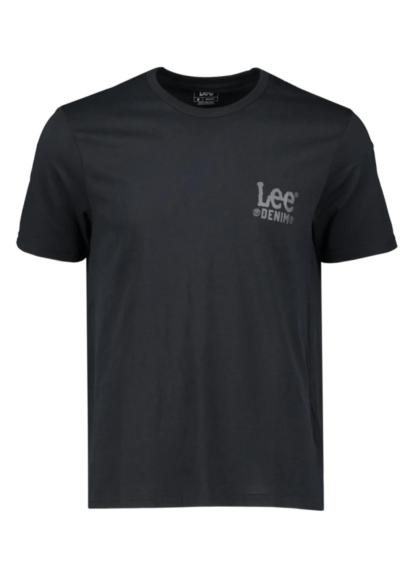 Lee Subtle Logo Tee Unionall Black - 112365455