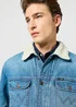 Wrangler 124mj Sherpa Jacket Sage Wash