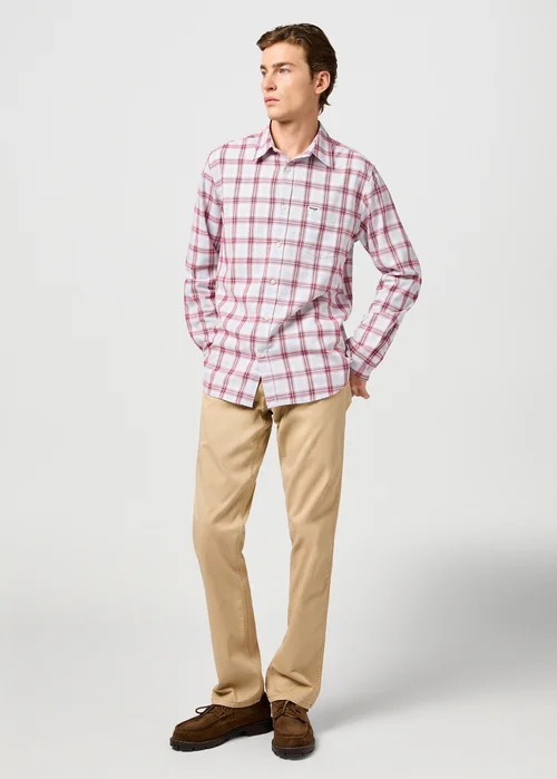 Wrangler Greensboro Non Denim Plaza Taupe