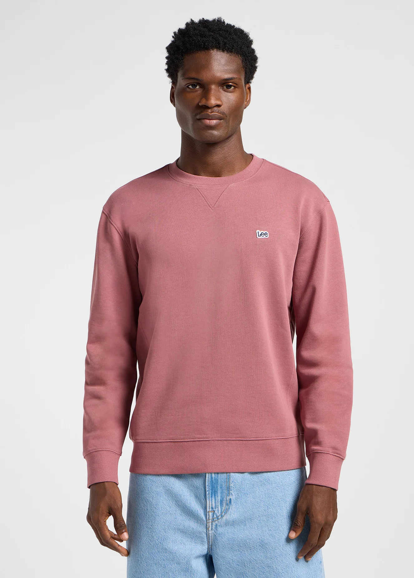 Lee Patch Crew Sweatshirt Henna