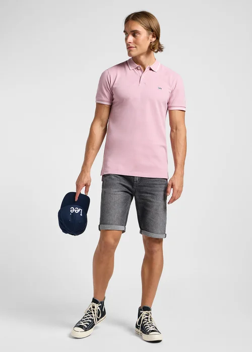 Lee Pique Polo Soft Mauve - 112363856