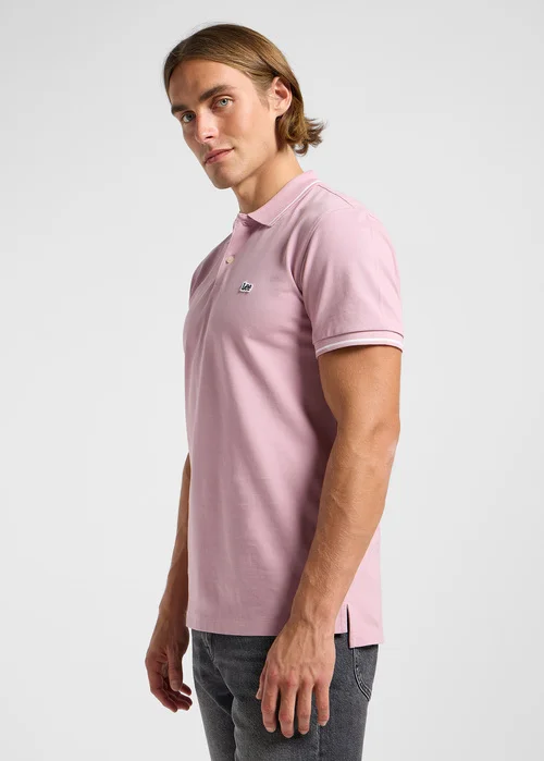 Lee Pique Polo Soft Mauve - 112363856