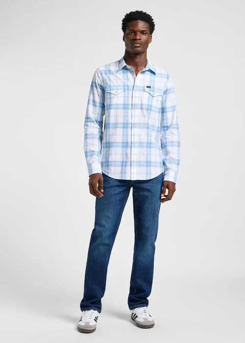 Lee Clean Western Shirt Stream Bright Check