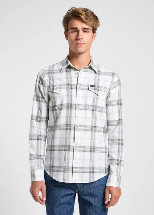 Lee Clean Western Shirt Mercantile Brig Check - 112363912