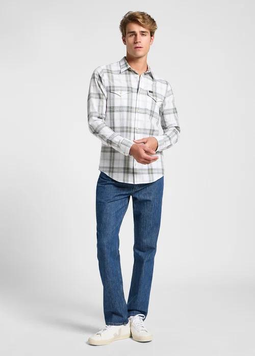 Lee Clean Western Shirt Mercantile Brig Check