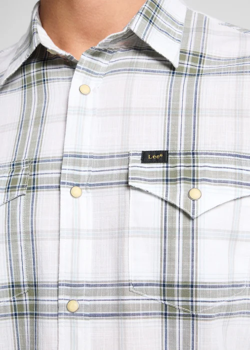 Lee Clean Western Shirt Mercantile Brig Check