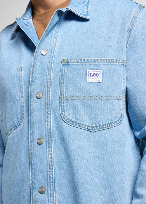 Lee Relaxed Workwear Overshirt Skyline Wash