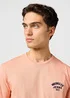 Wrangler Small Logo Tee Shrimp