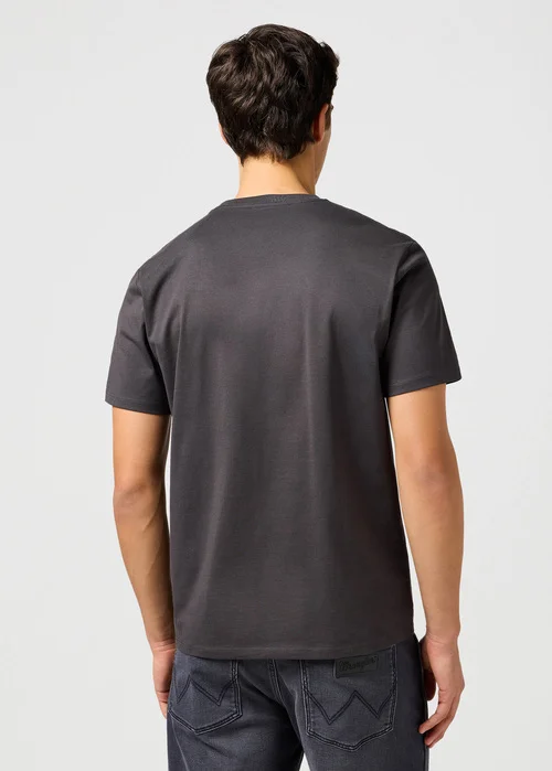 Wrangler Small Logo Tee Faded Black