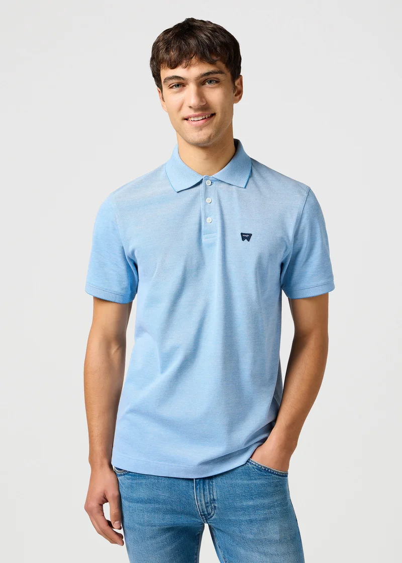 Wrangler Refined Polo Shirt Blue