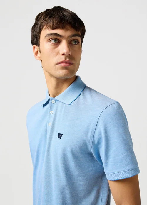 Wrangler Refined Polo Shirt Blue