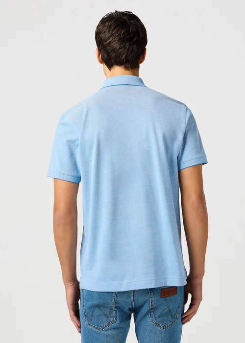 Wrangler Refined Polo Shirt Blue