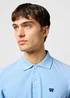 Wrangler Refined Polo Shirt Blue