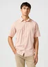 Wrangler Short Sleeve Shirt Flamingo Stripe