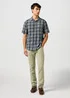 Wrangler Short Sleeve One Pocket Shirt Crepe Indigo