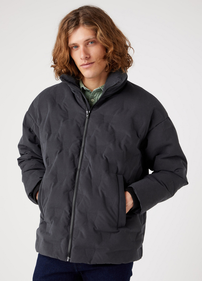 Wrangler Brand Down Puffer Faded Black - W4E8X7XV6