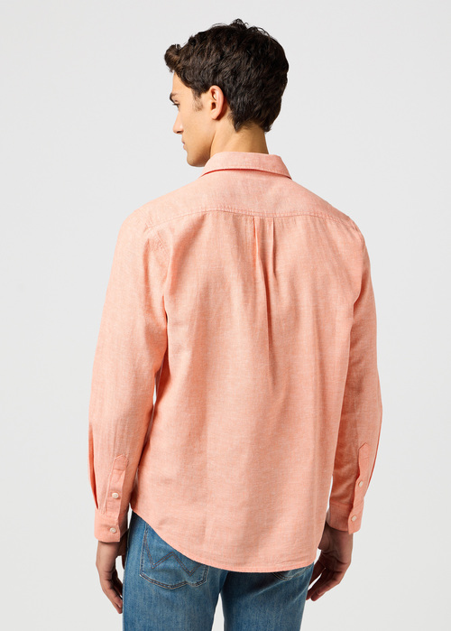 Wrangler One Pocket Shirt Flamingo - 112362752