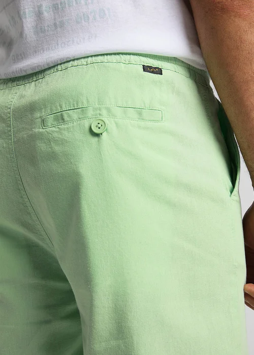 Lee Relaxed Drawstring Shorts Canary Green