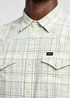 Lee Short Sleeve Western Shirt Mercantile Sage Check