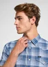 Lee Short Sleeve Western Shirt Orion Ombre Check