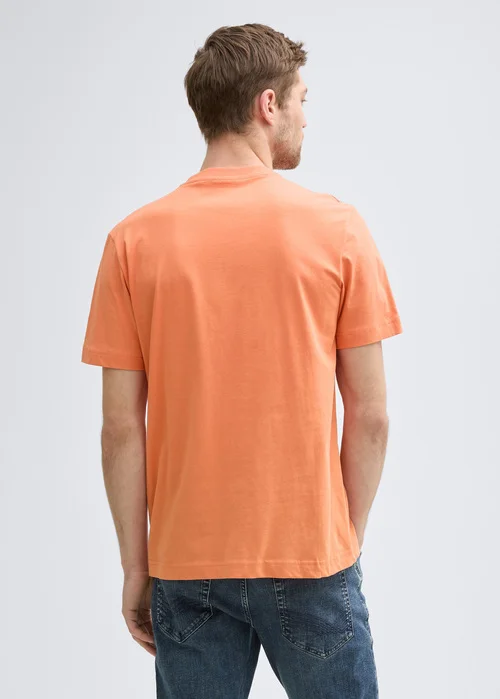 Tom Tailor T Shirt With Logo Print Brick Orange